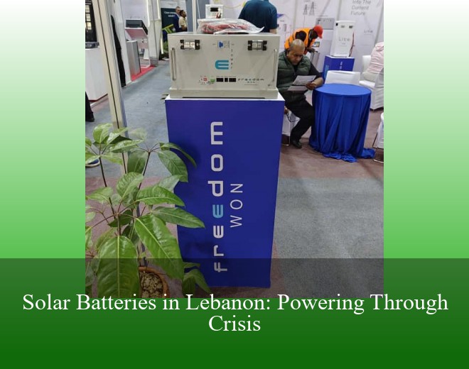 Solar Batteries in Lebanon: Powering Through Crisis